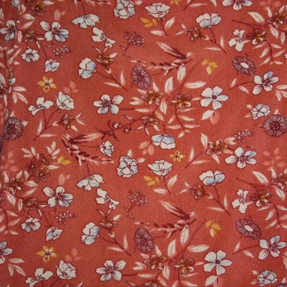 Almost Famous Floral Blouse Top Multicolor Sized Medium - Picture 4 of 15